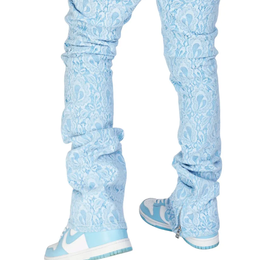 POLITICS: Baldwin Applique Stacked Denim