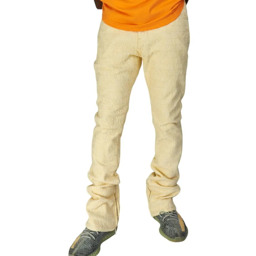POLITICS: Baldwin Applique Stacked Denim