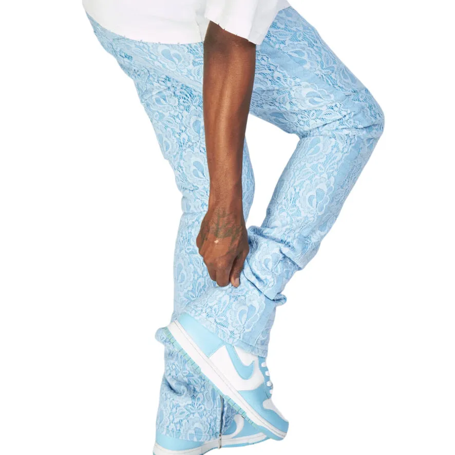 POLITICS: Baldwin Applique Stacked Denim