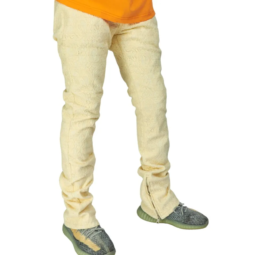 POLITICS: Baldwin Applique Stacked Denim