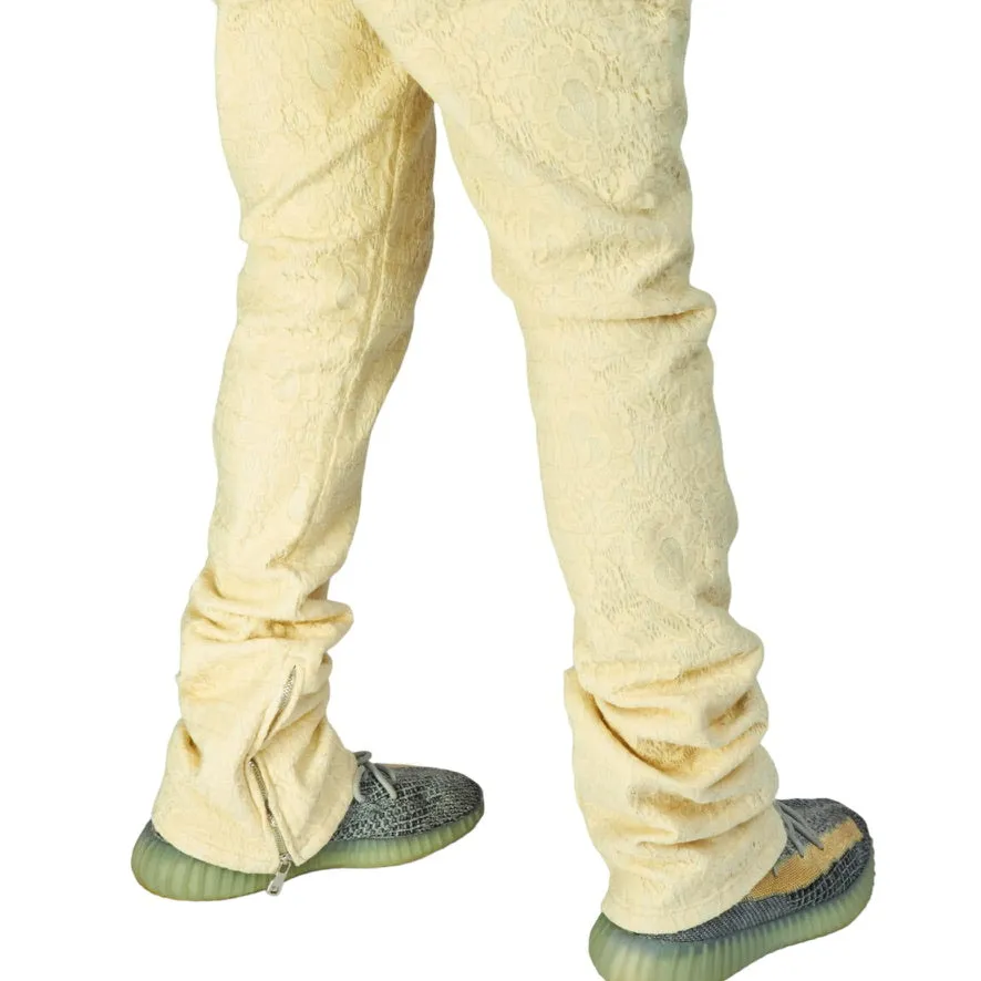 POLITICS: Baldwin Applique Stacked Denim