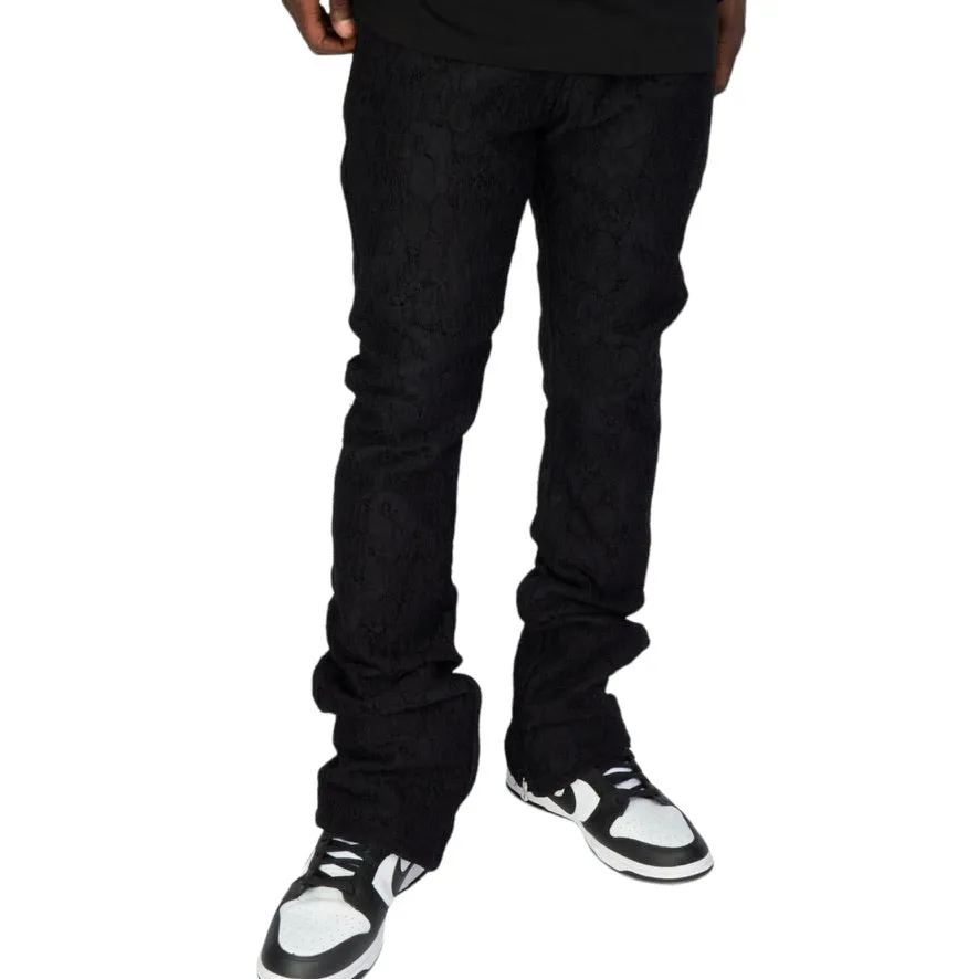 POLITICS: Baldwin Applique Stacked Denim