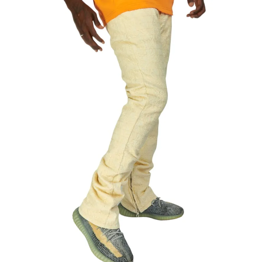 POLITICS: Baldwin Applique Stacked Denim