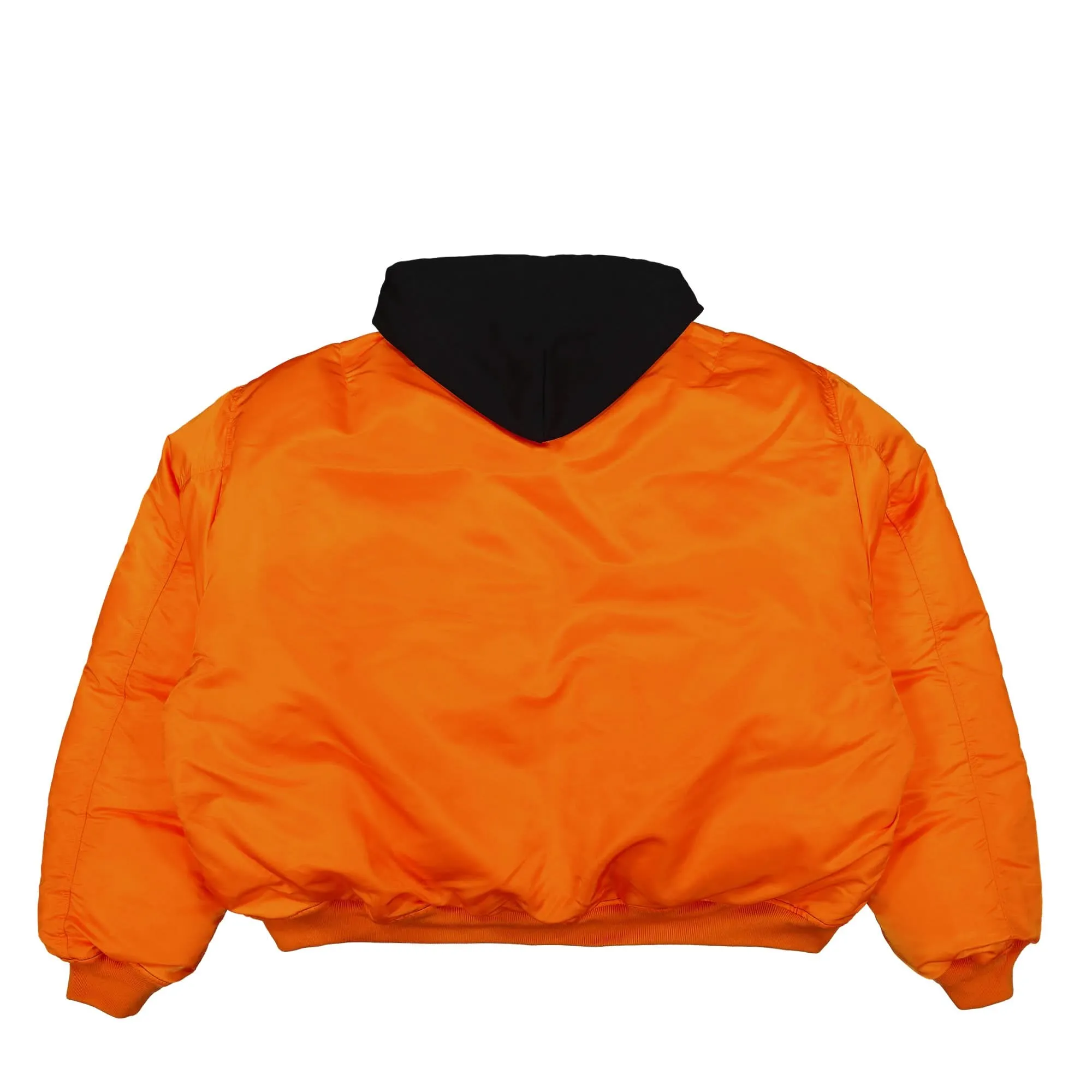 Quilted Hooded Bomber Jacket