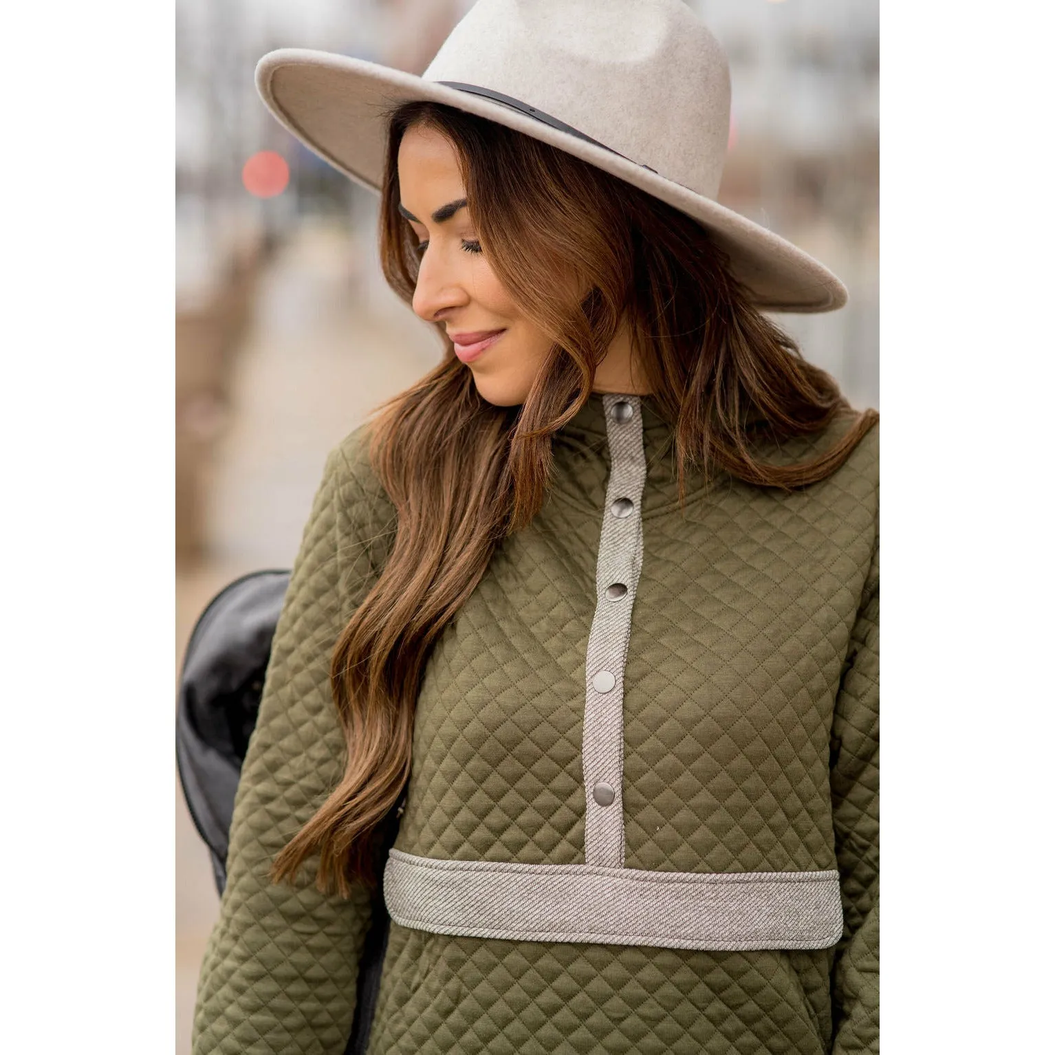 Quilted Hoodie
