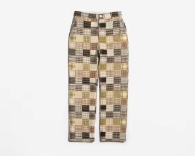 Quilted Patchwork Pants