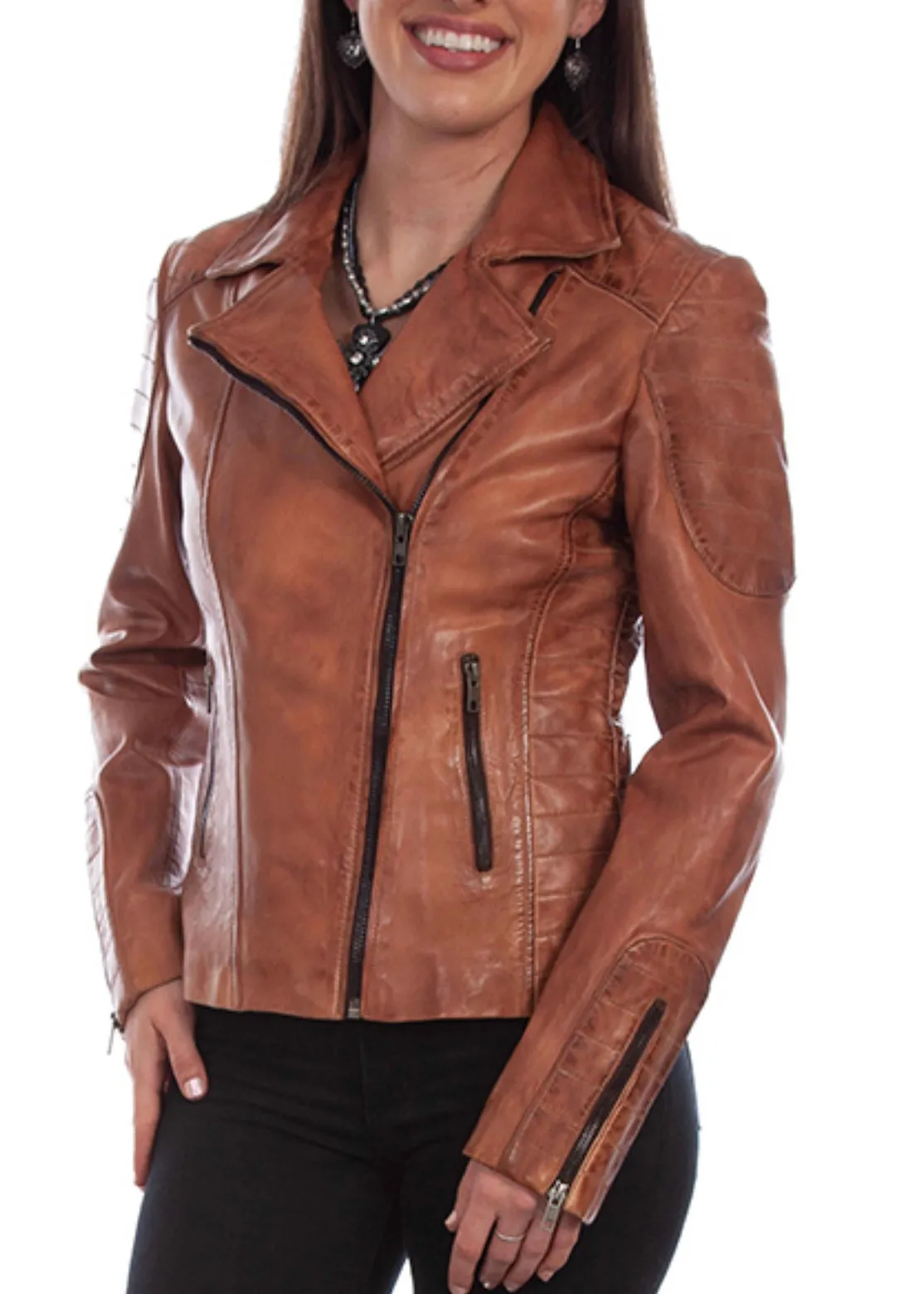 Quilted Penelope Leather Jacket