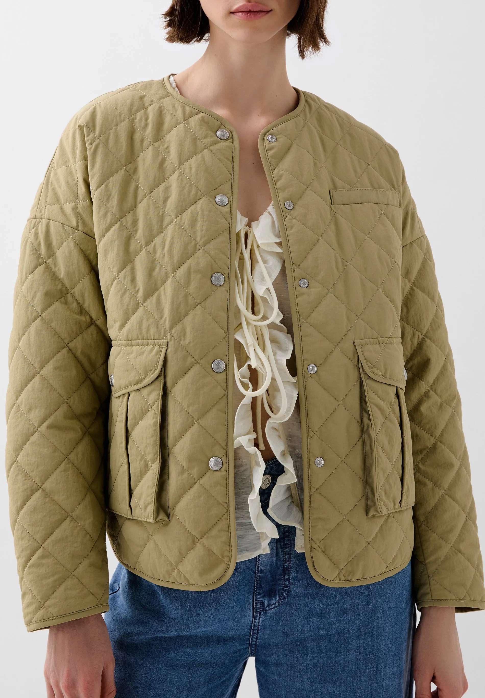 QUILTED WASHED NY JACKET
