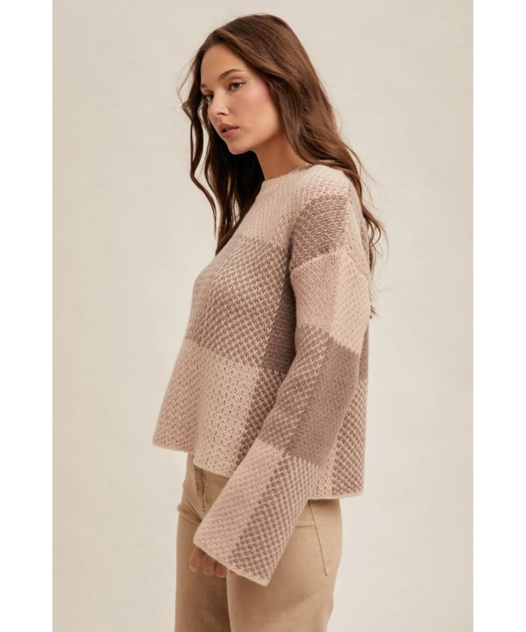Sadie Checkered Sweater
