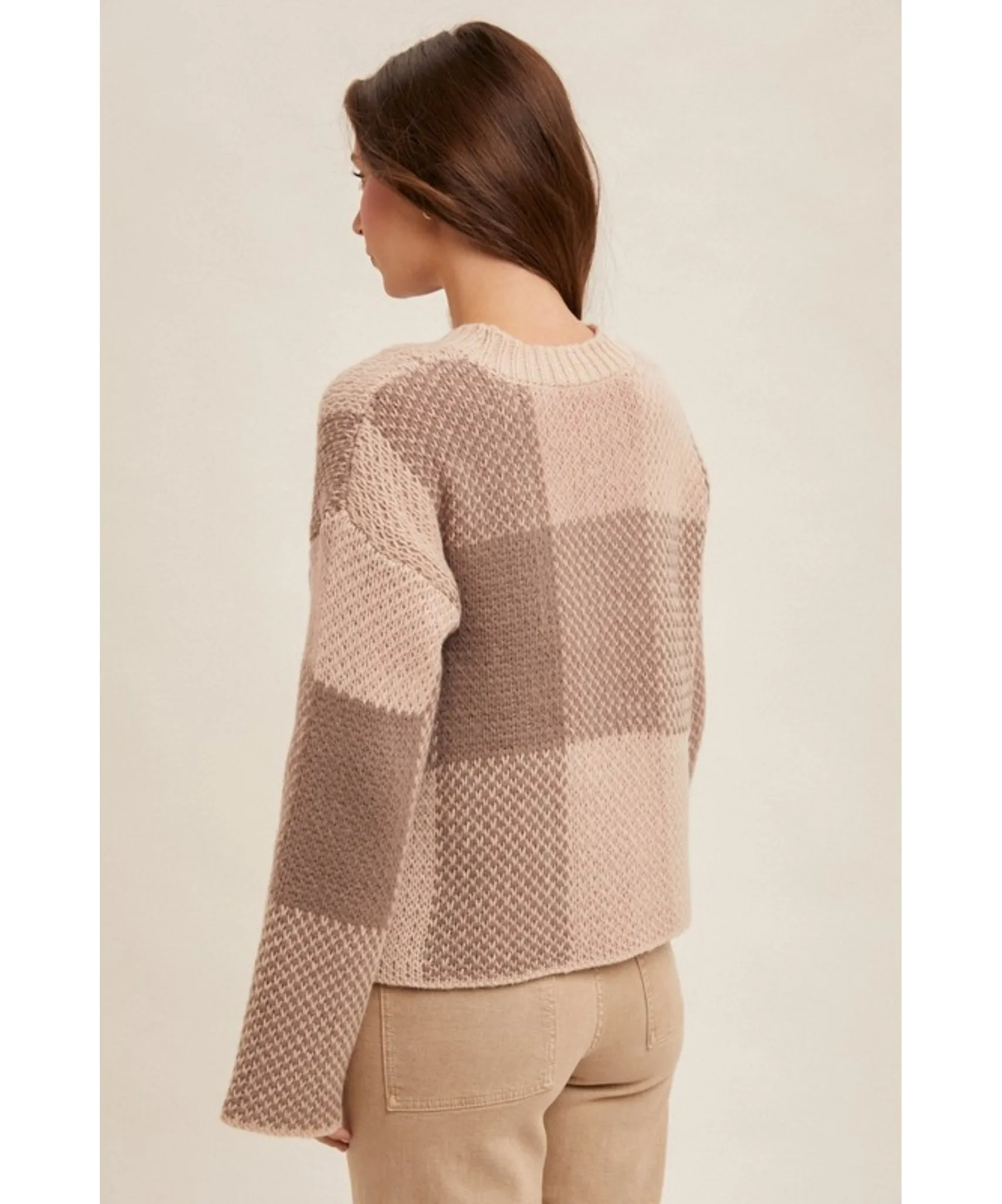 Sadie Checkered Sweater