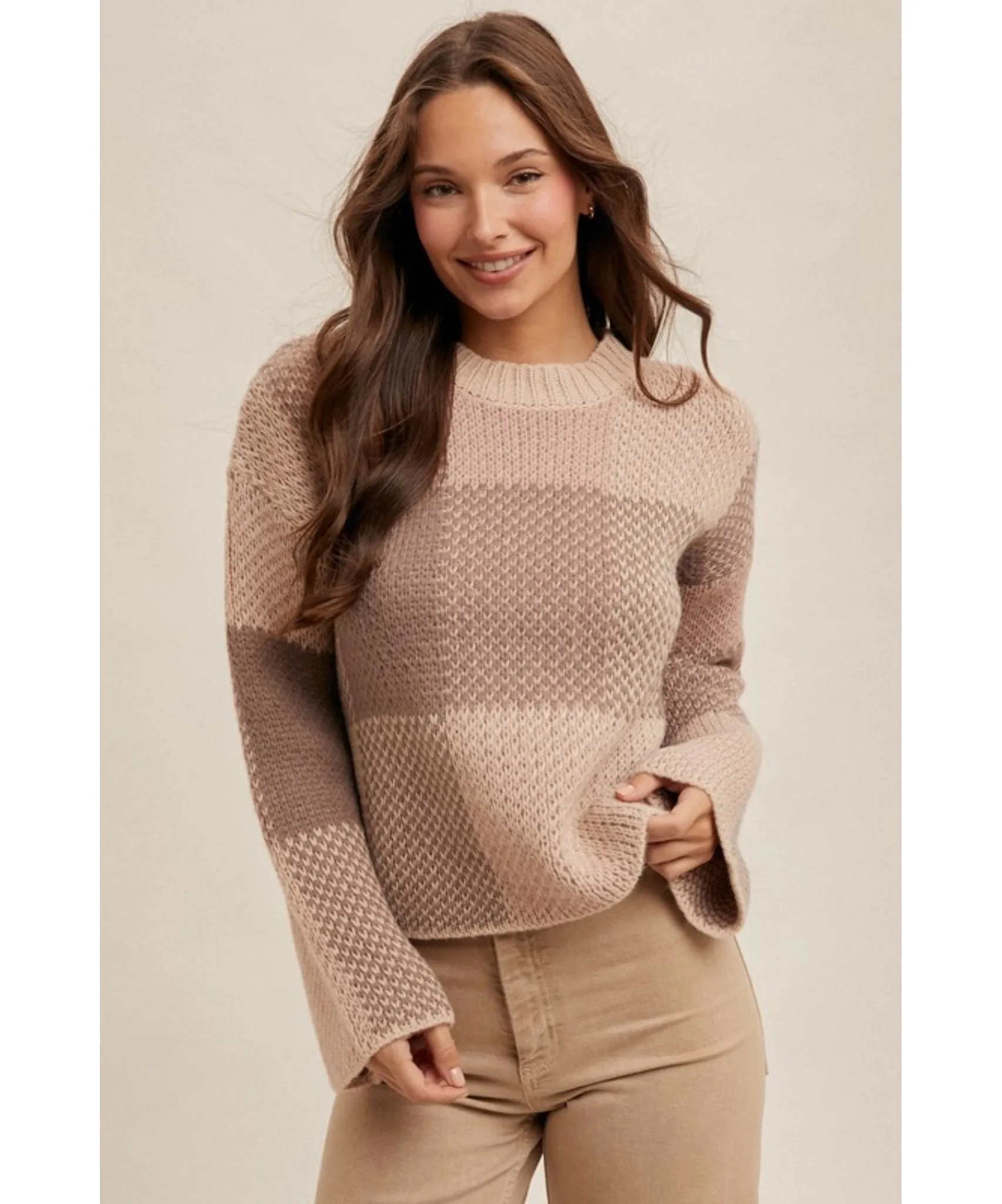 Sadie Checkered Sweater