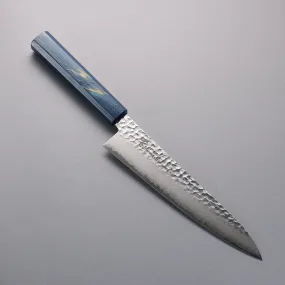 Sakai Takayuki VG10 33 Layer Damascus Gyuto 210mm Live oak Lacquered (Saiseki) Handle
