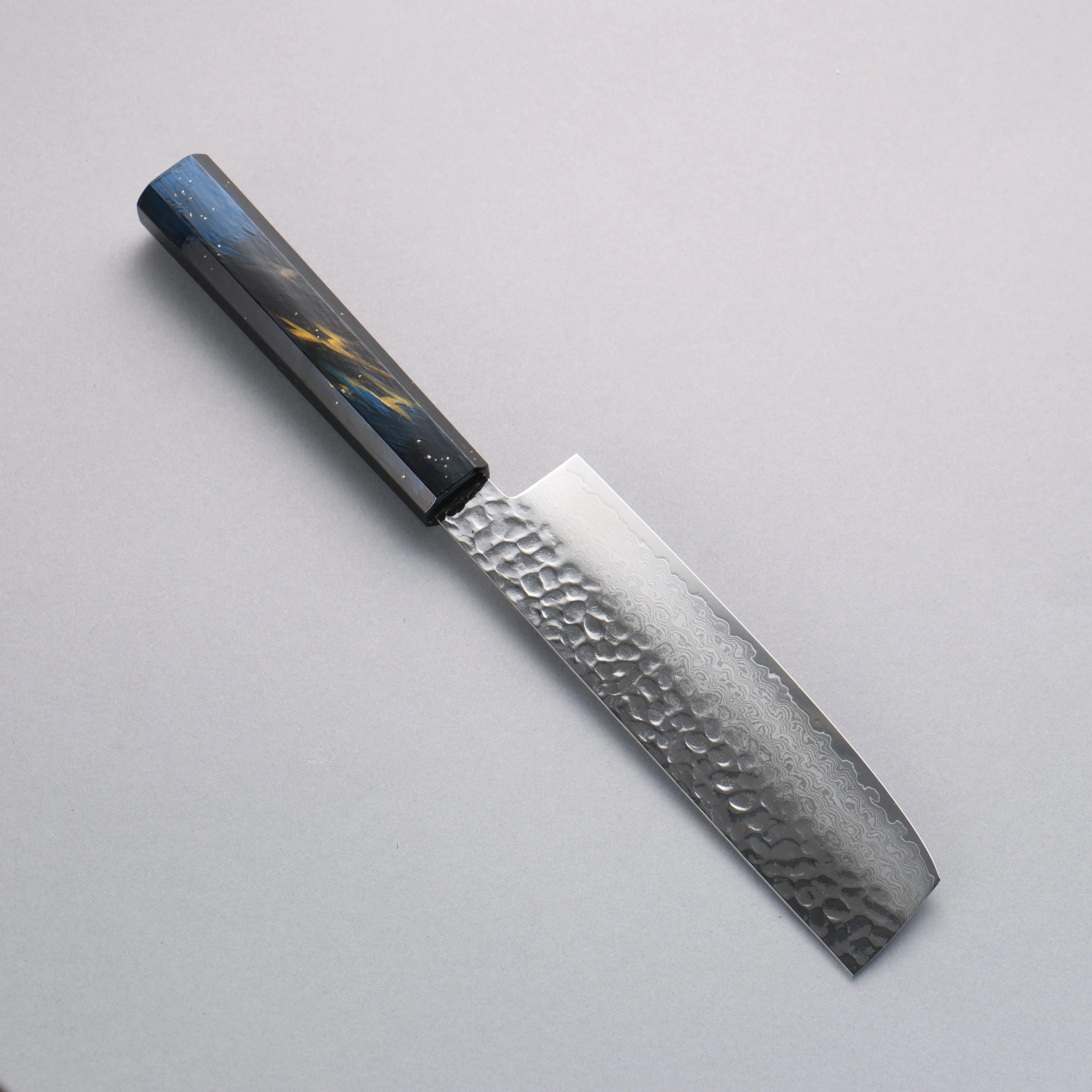Sakai Takayuki VG10 33 Layer Damascus Nakiri 160mm Live oak Lacquered (Saiu) Handle