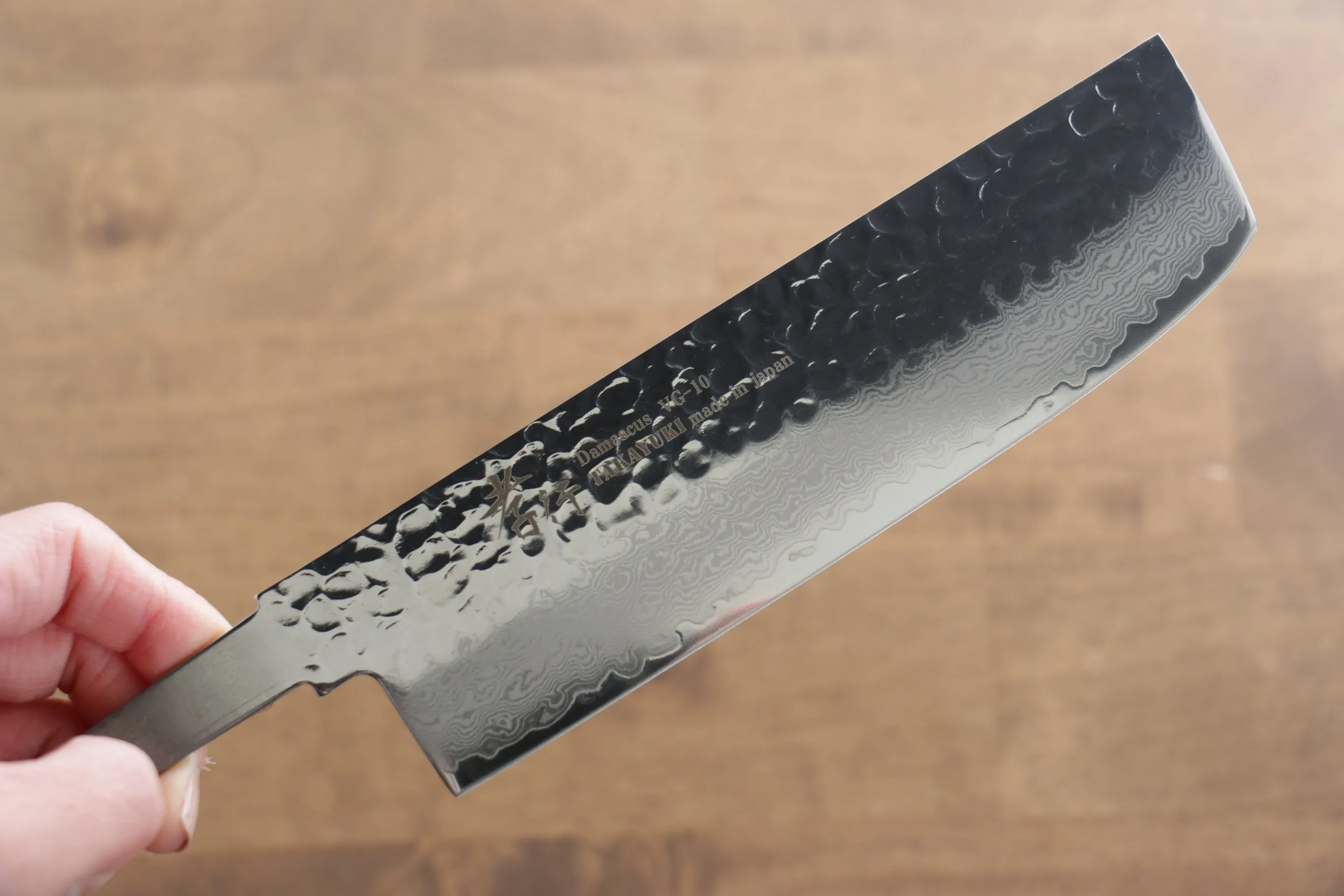 Sakai Takayuki VG10 33 Layer Damascus Nakiri 160mm(Blade only)