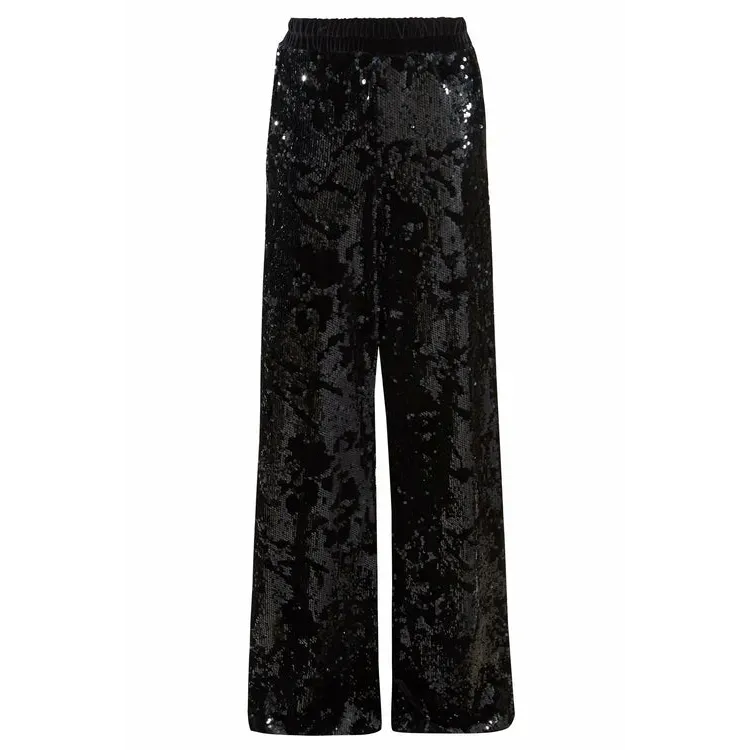 Sequin Flared Trousers