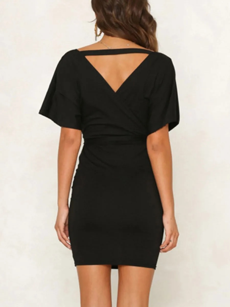 Sexy Backless Lace Up Buttocks Maternity Dress