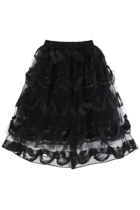 Simone rocha embroidered tutu skirt