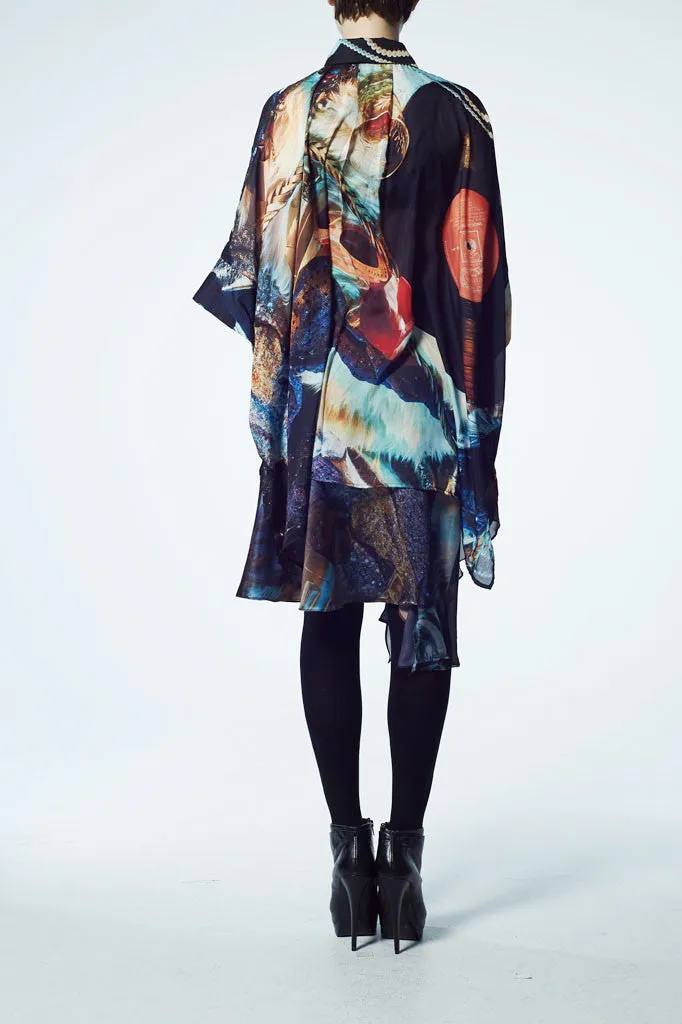 Slade Collection- Velvet Goldmine Inspired Asymmetry Skirt