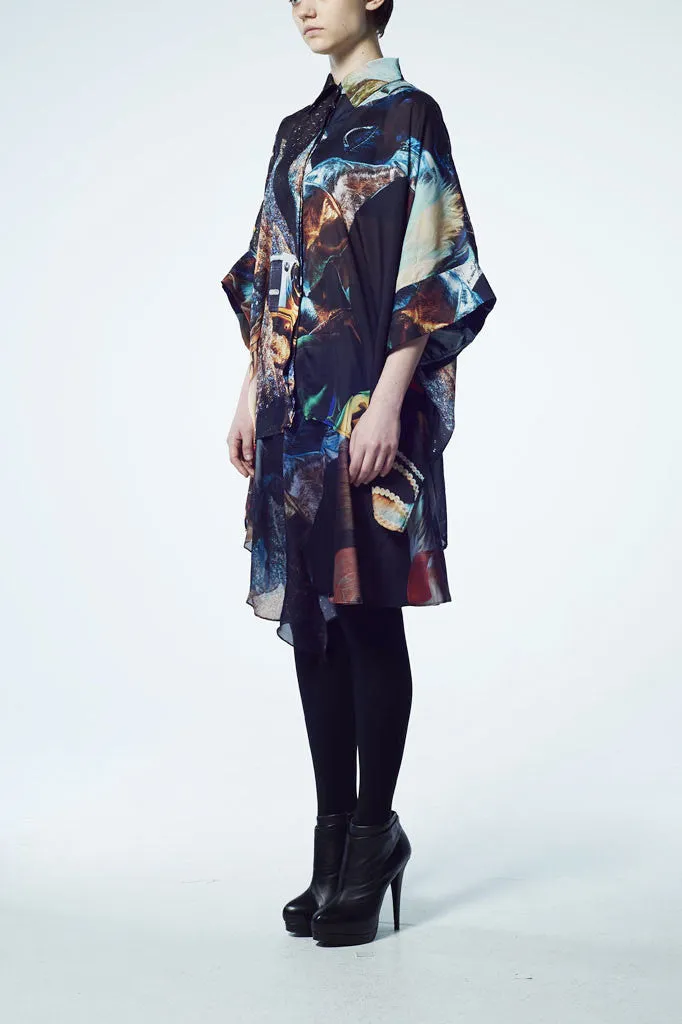 Slade Collection- Velvet Goldmine Inspired Asymmetry Skirt