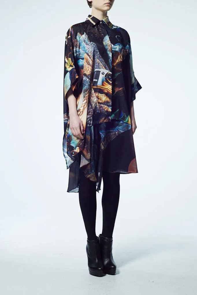 Slade Collection- Velvet Goldmine Inspired Asymmetry Skirt