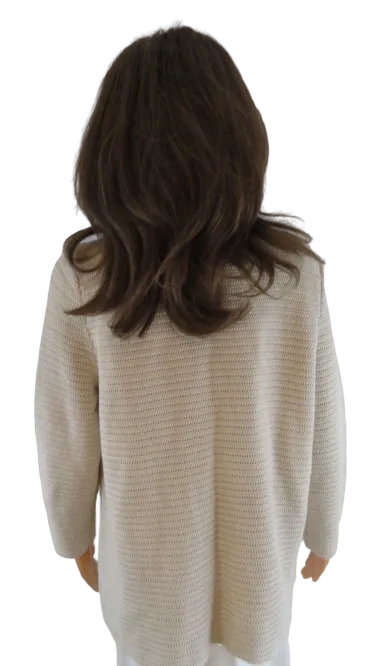 Talbots Sweater Tan Crop Jacket Size L SKU 000058