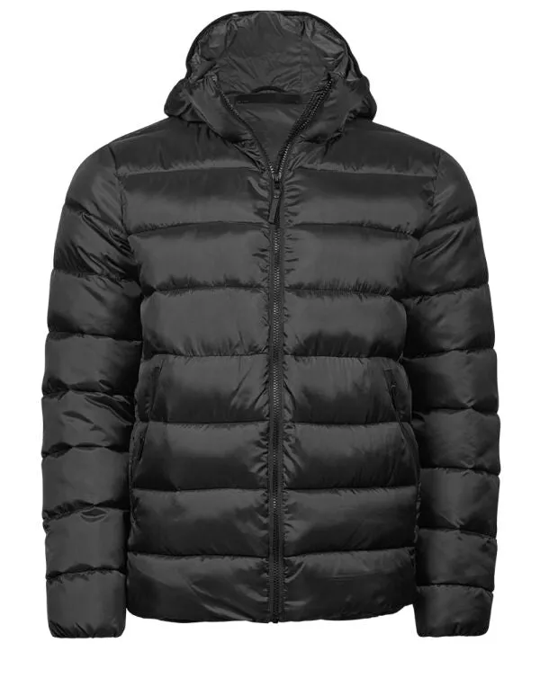 Tee Jays Lite Men's Hooded Puffer Jacket | Lightweight | Recycled | 4 Colours | XS-3XL