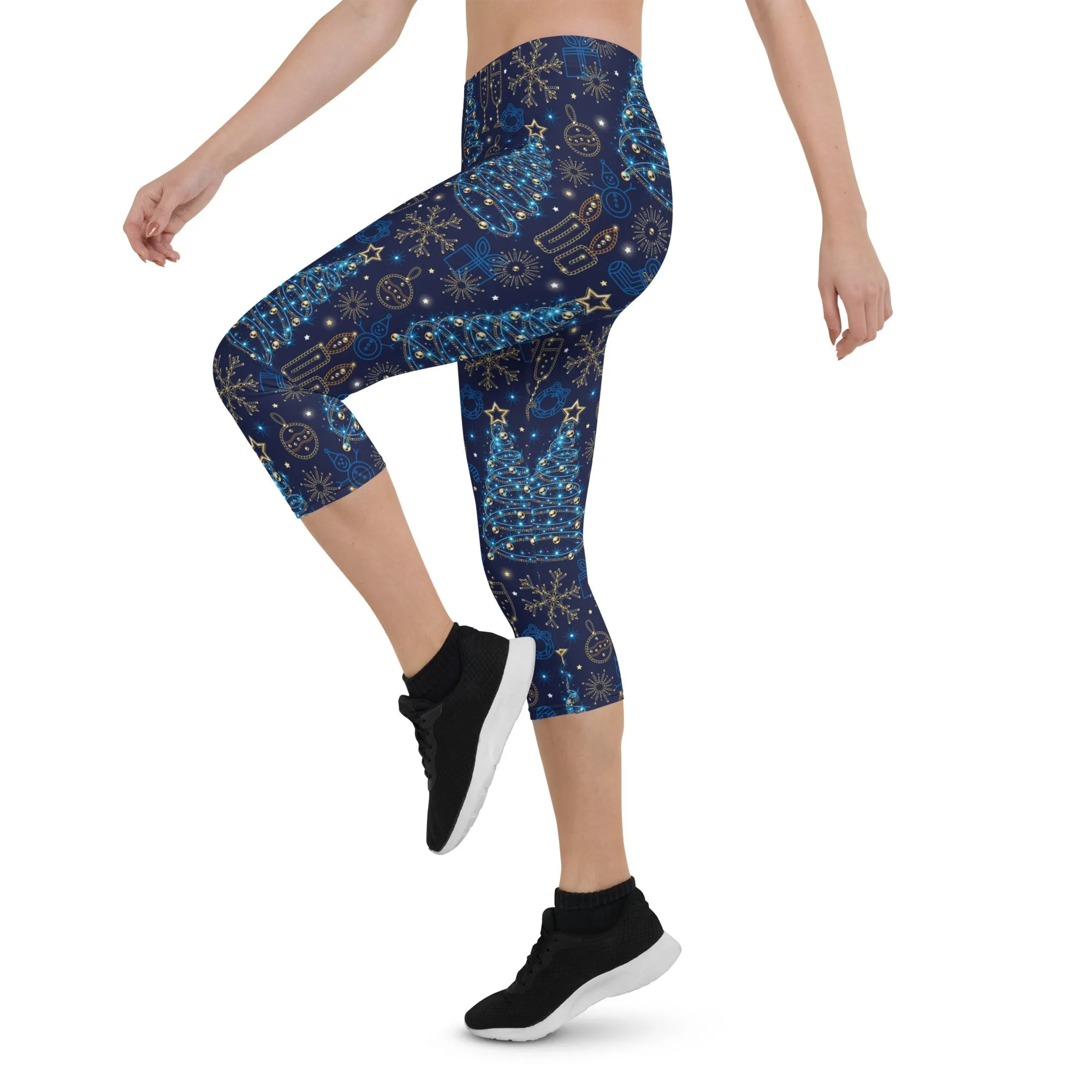 Twinkling Tinsel Dreams Capris