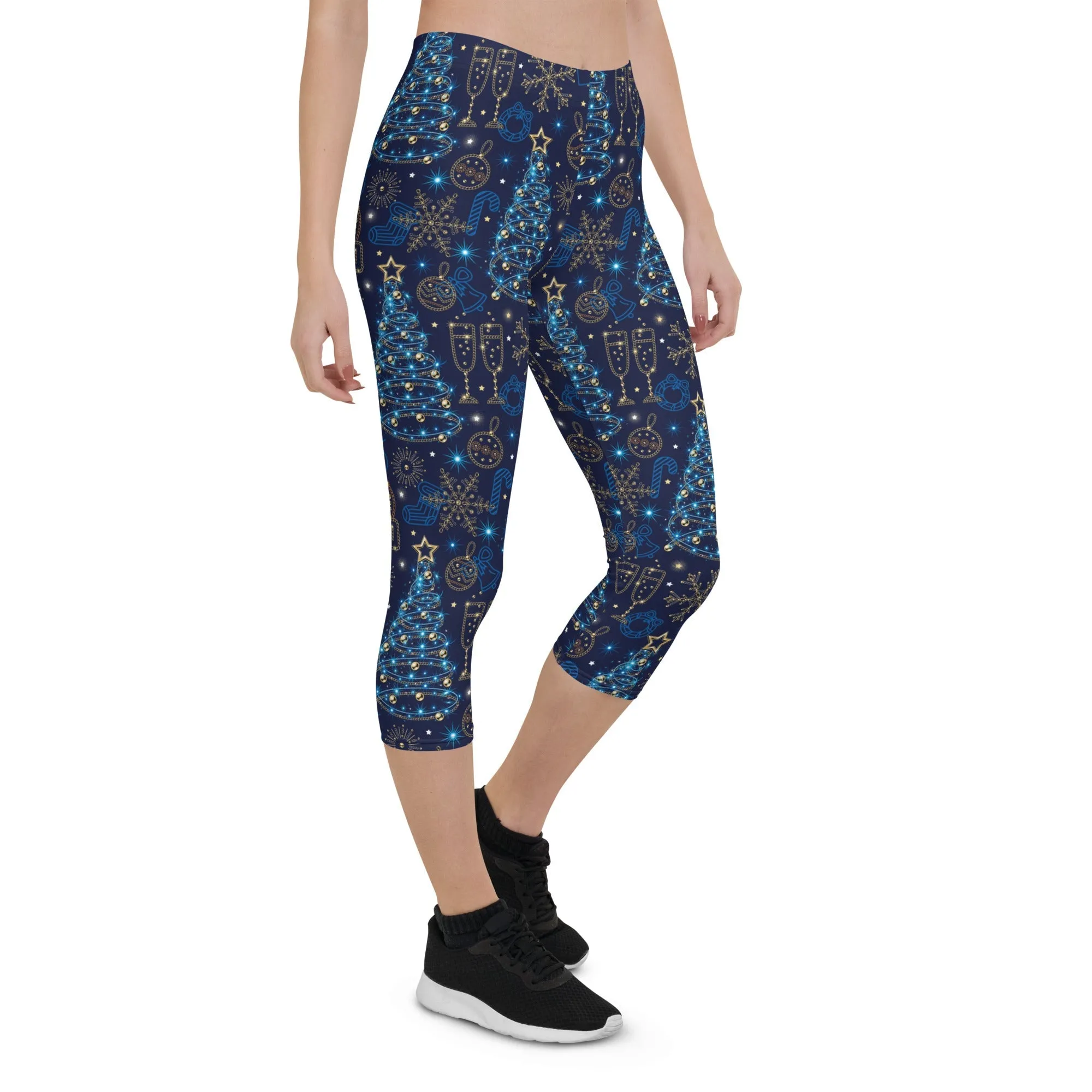 Twinkling Tinsel Dreams Capris