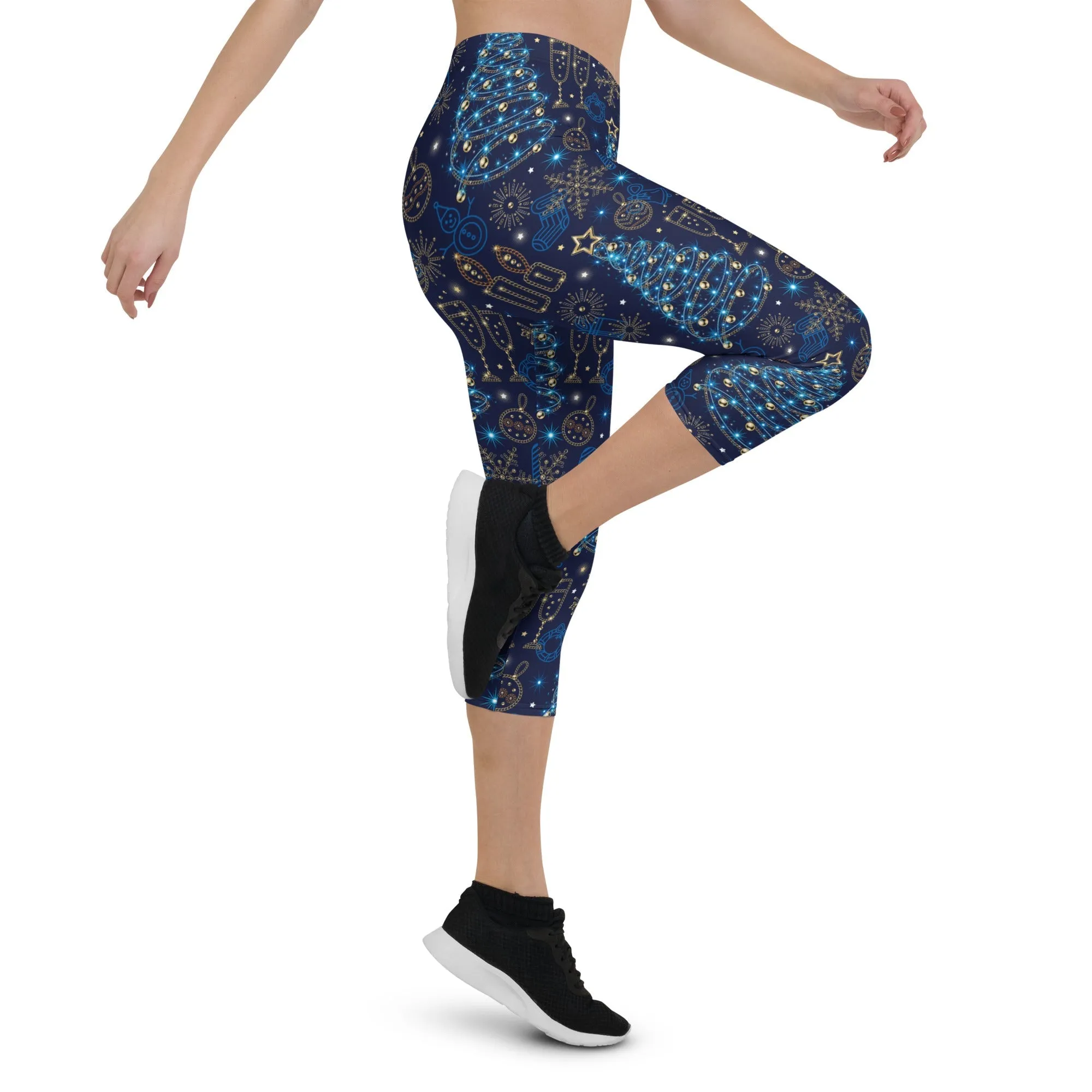 Twinkling Tinsel Dreams Capris