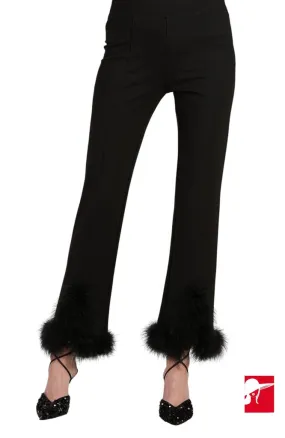 Tyler Boe Ameret Ponte Feather Pant NWT size