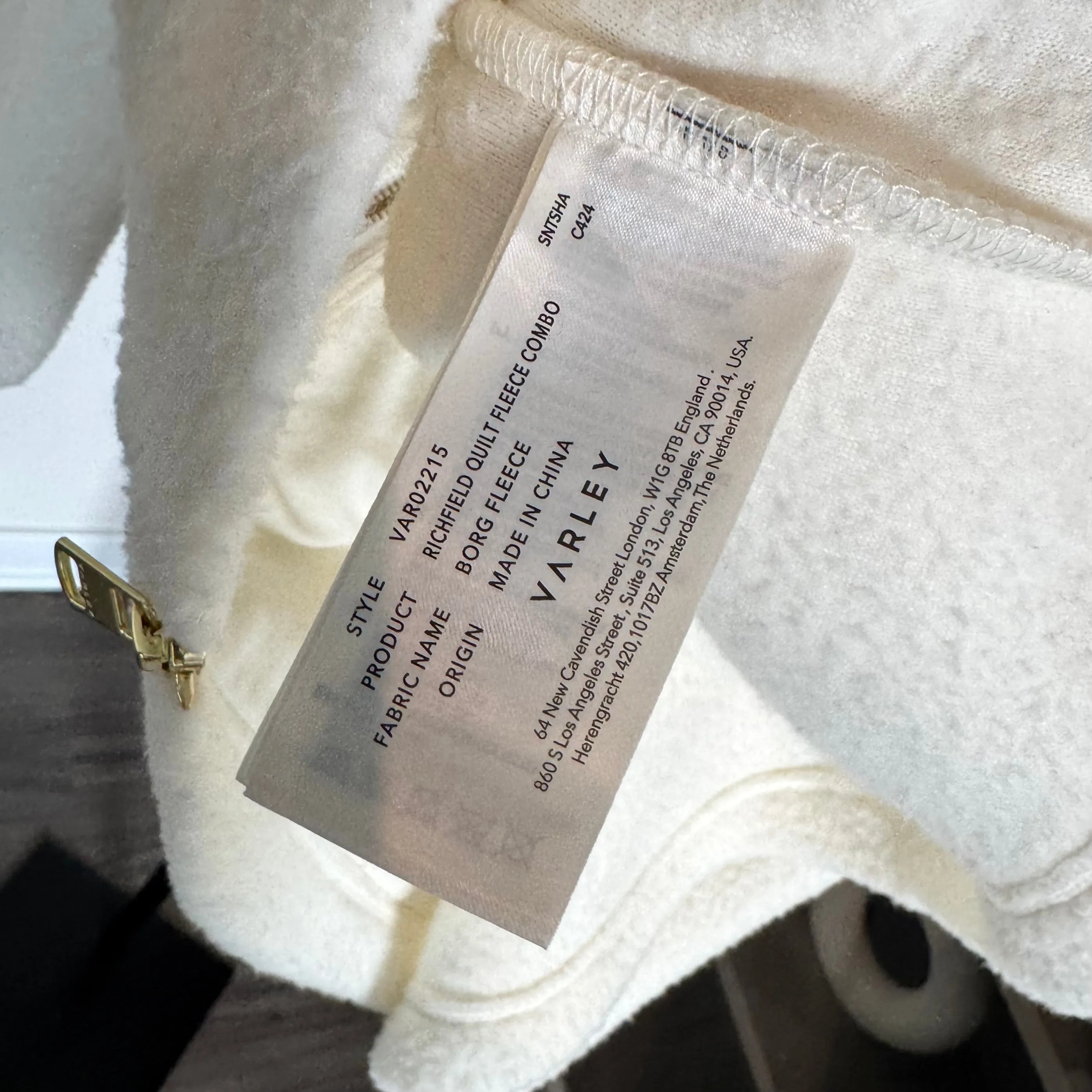 Varley Richfield Quilt Combo Jacket