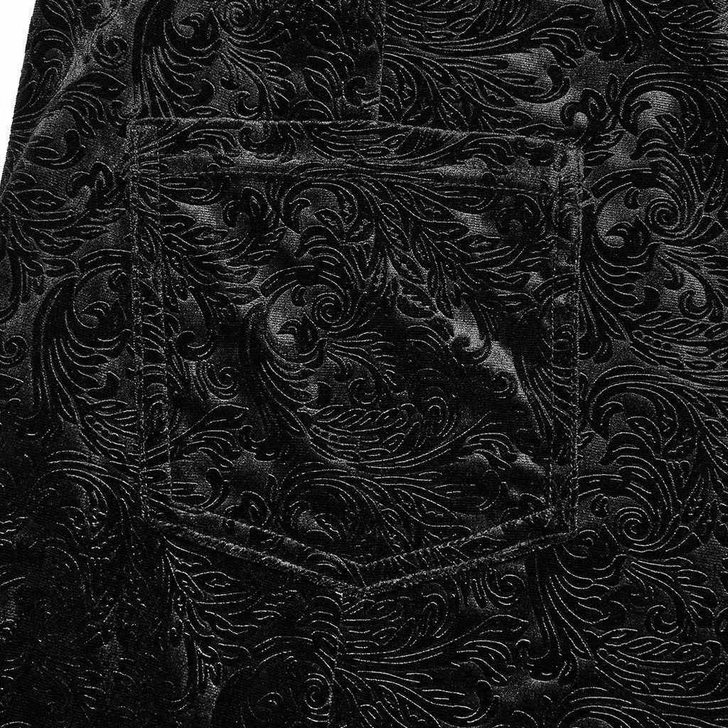 Velvet Shadow Flared Pants