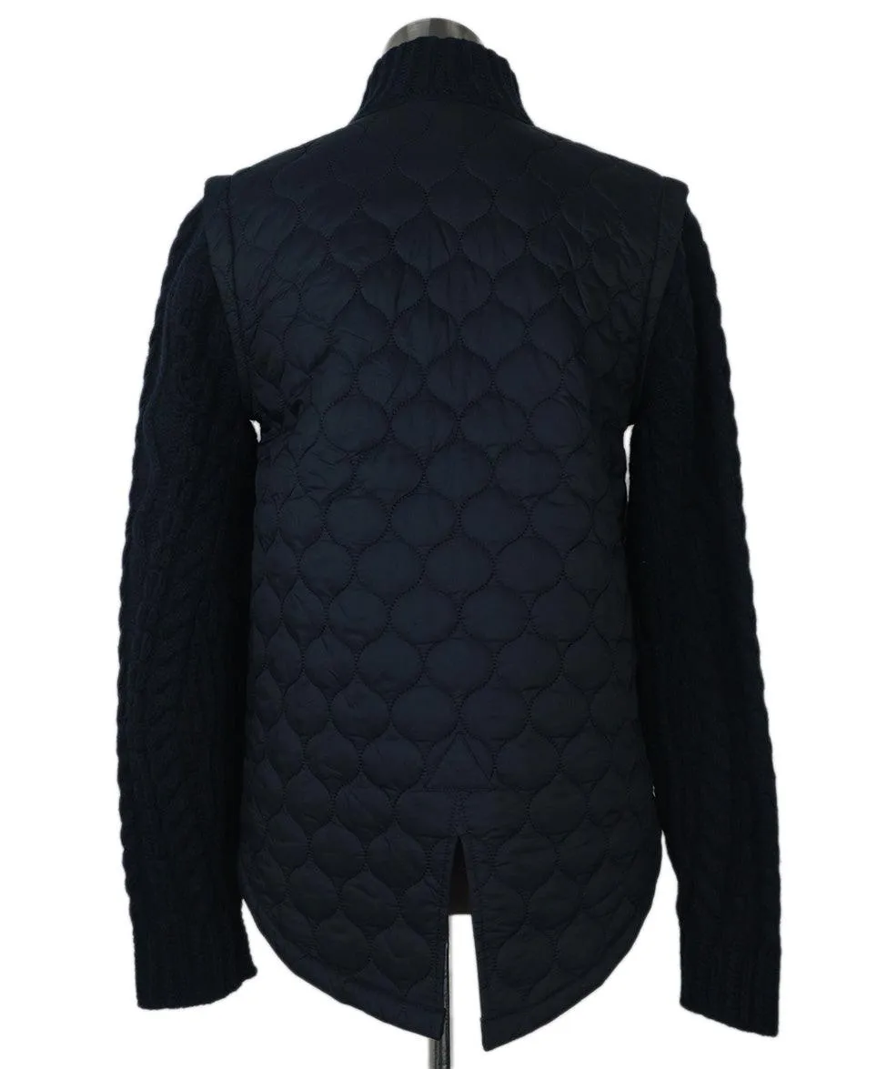 Veronica Beard Navy Quilted Jacket sz 4