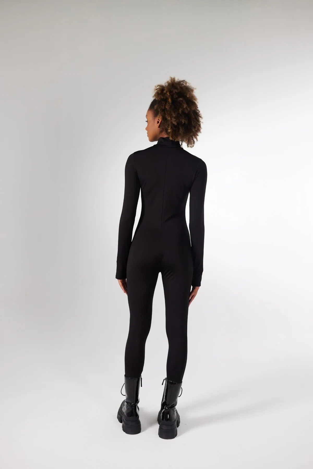 WAF Turtleneck Jumpsuit Black