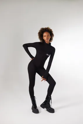 WAF Turtleneck Jumpsuit Black