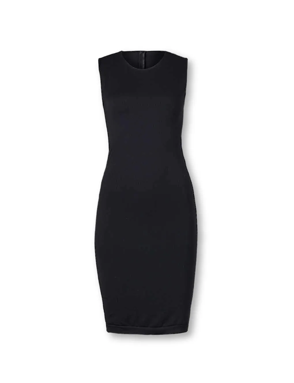 WOLDORD SEXY BILBAO BODYCON STRETCH BLACK SLEEVELESS DRESS SIZE XS Ladies