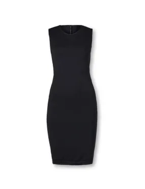 WOLDORD SEXY BILBAO BODYCON STRETCH BLACK SLEEVELESS DRESS SIZE XS Ladies