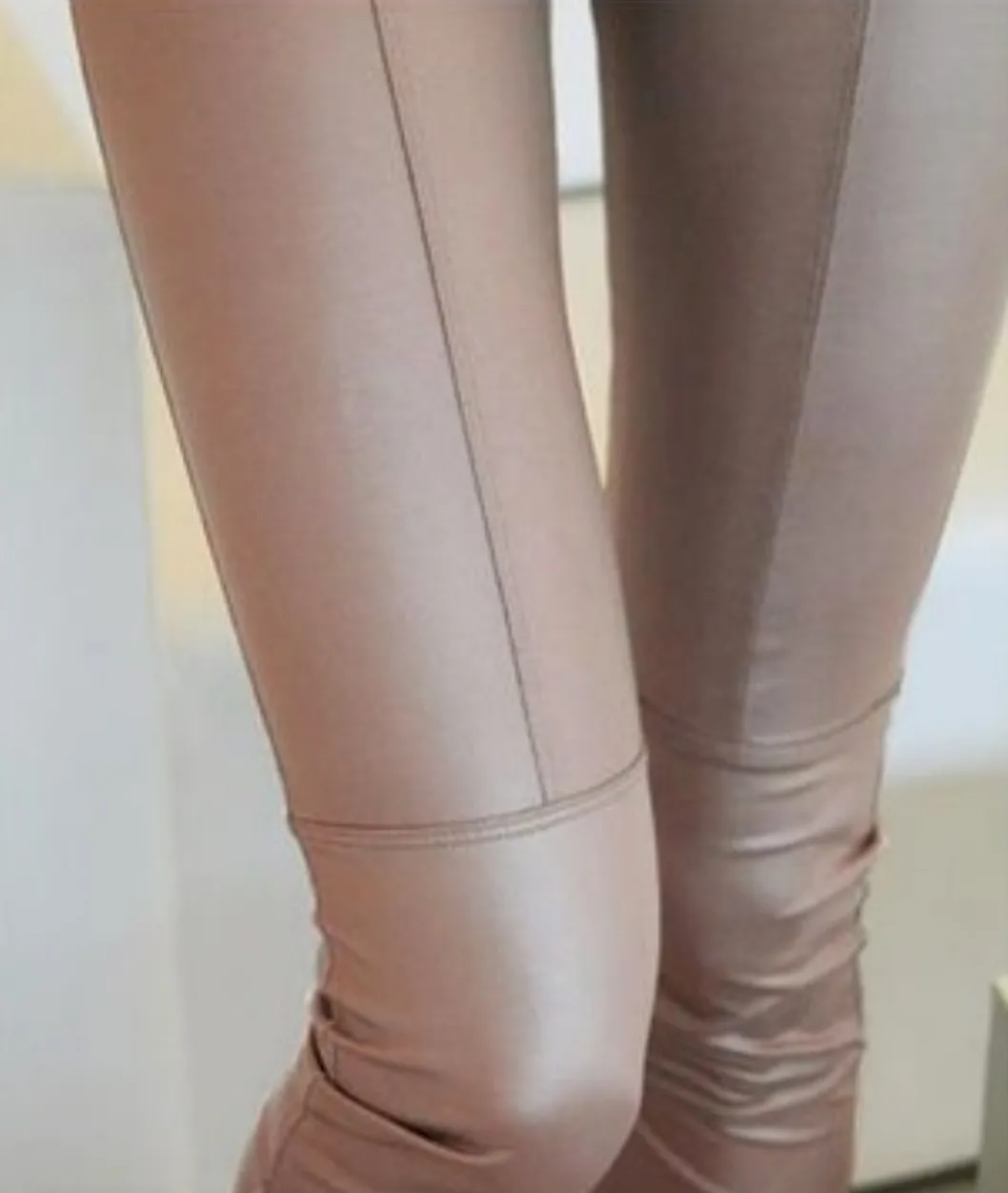 Women's Casual Faux Leather Leggings