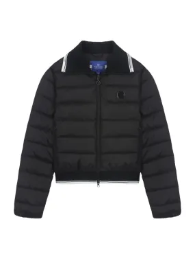 Women's Crop Down Jacket- Black/Black