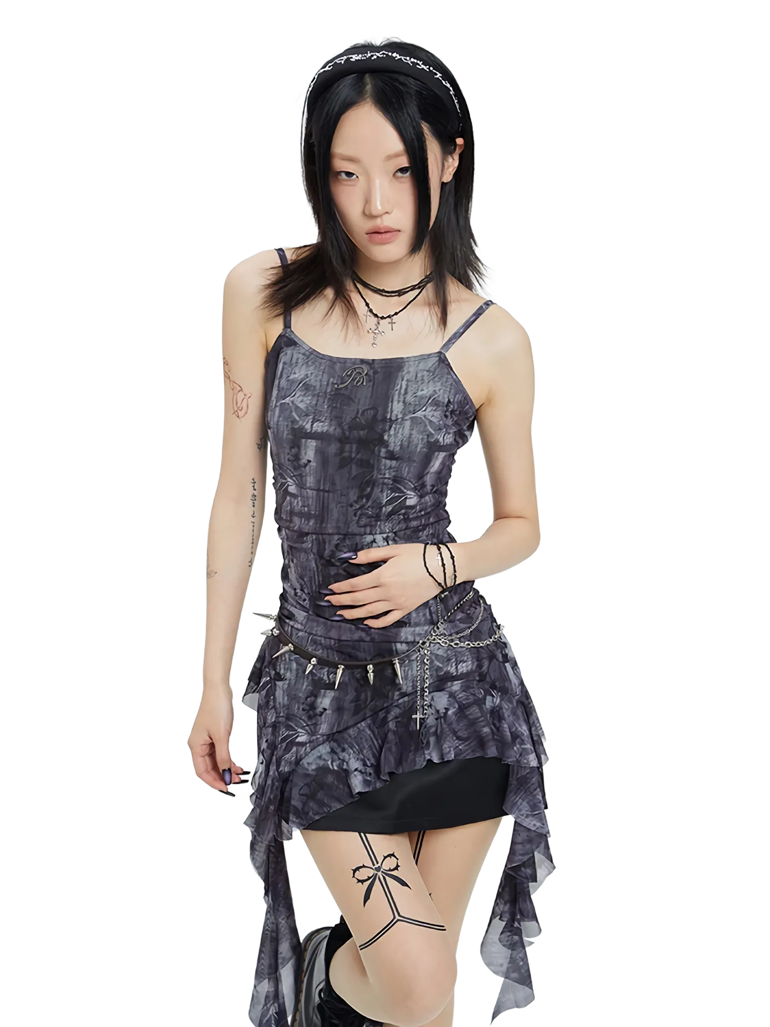 'Wraith' Layered Mini Dress