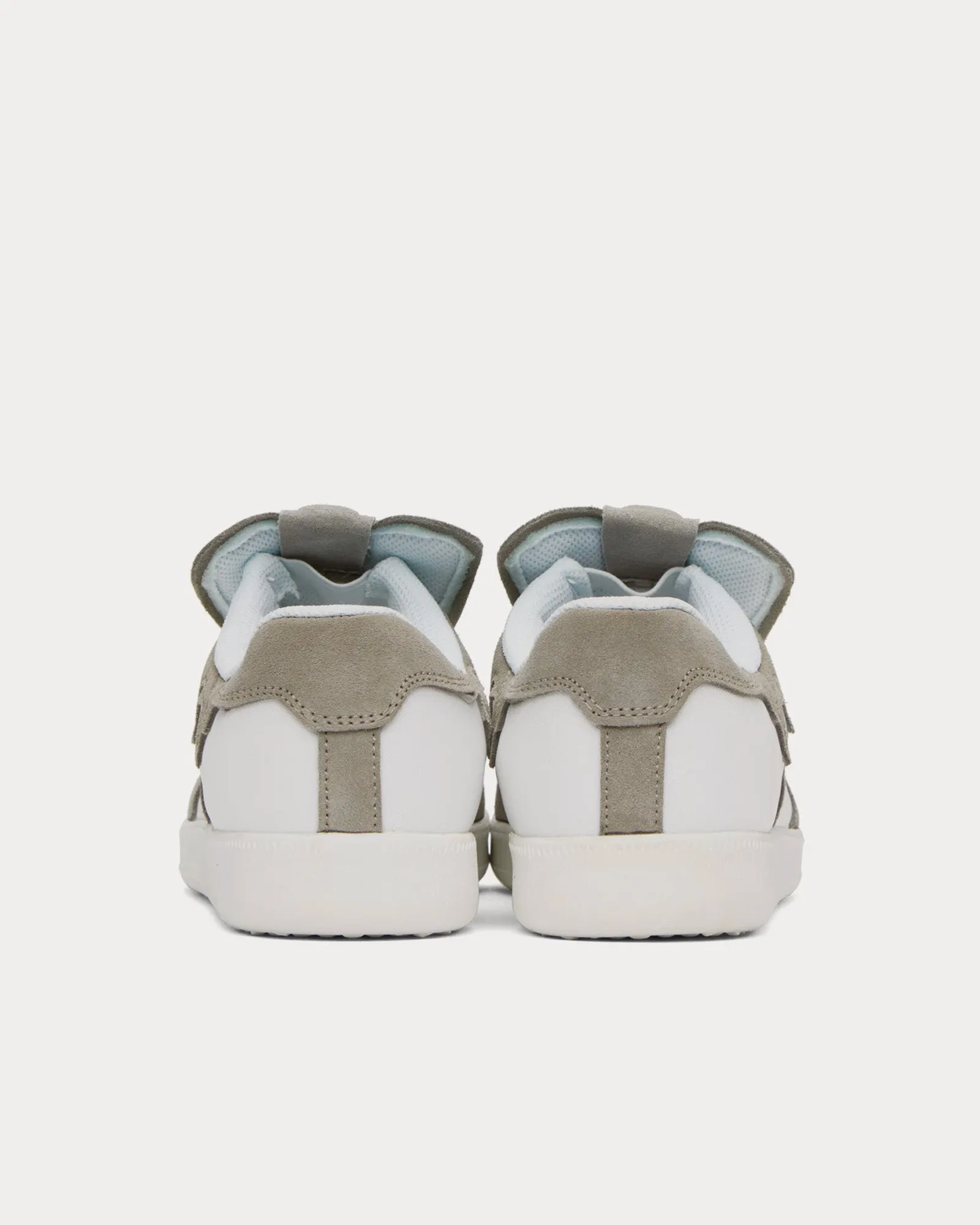 Youths Army White / Grey Slip On Sneakers